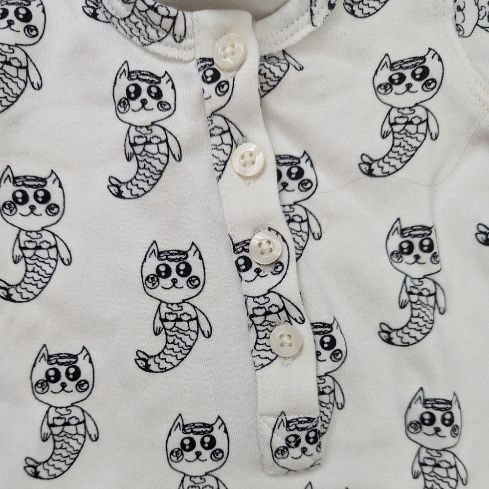 NEW Kate Quinn Mermaid Cat Knotted Gown 0-3 M - Picture 3 of 4